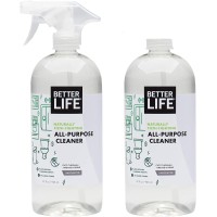 Better Life Natural All-Purpose Cleaner, Safe Around Kids & Pets, 32 Fl Oz (Pack of 2), 2409C